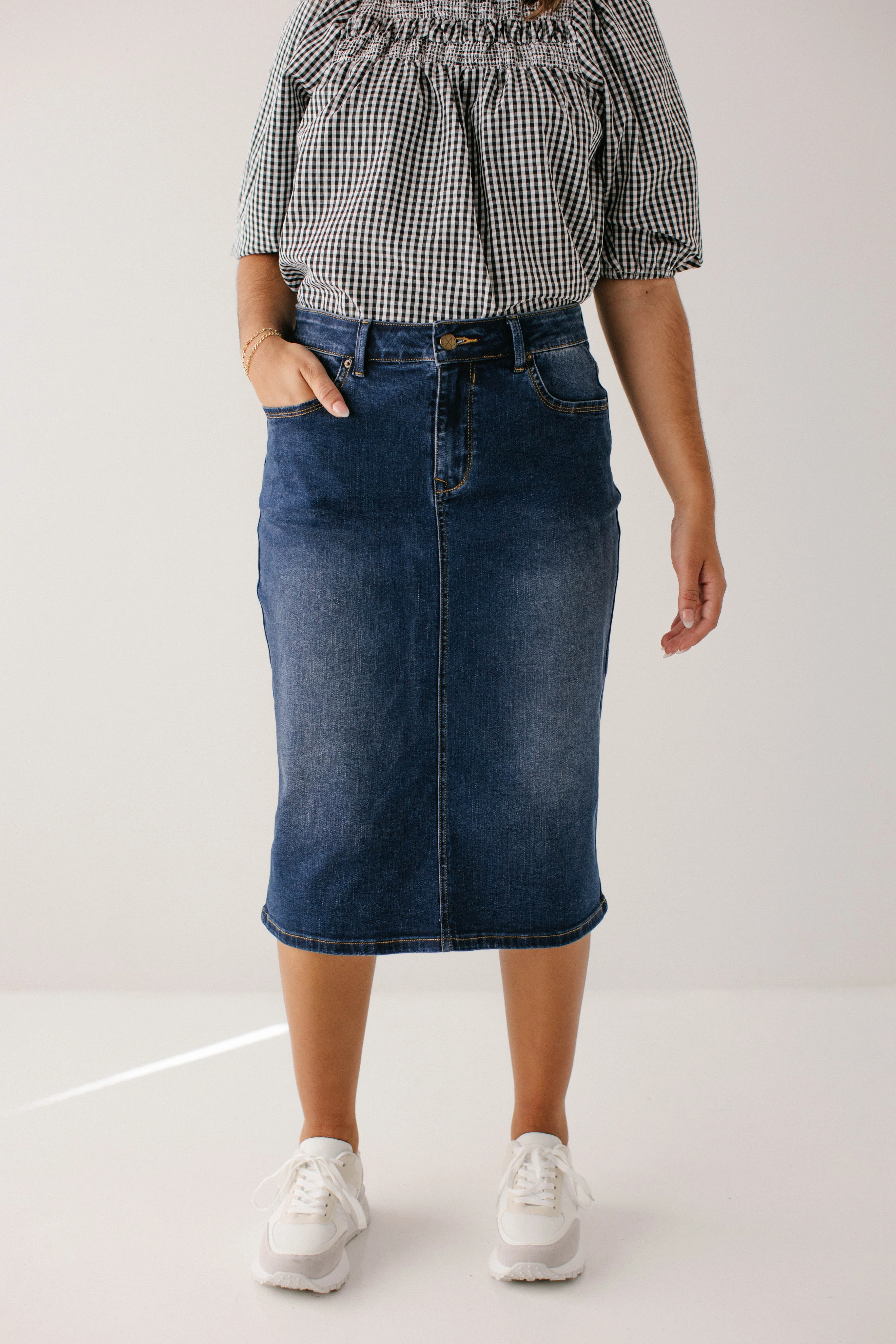 Wren Classic Denim Skirt - Image 10