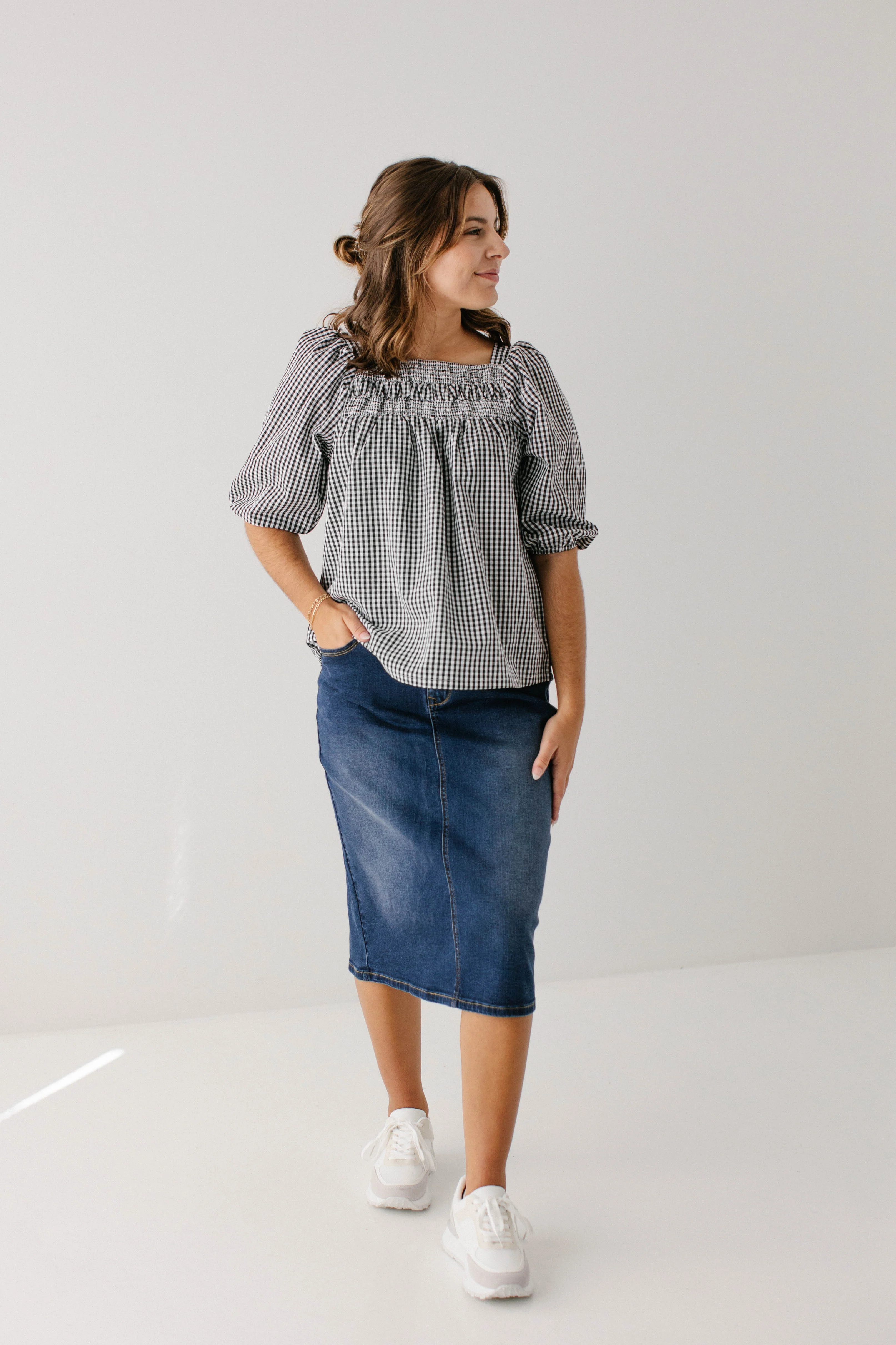 Wren Classic Denim Skirt - Image 11