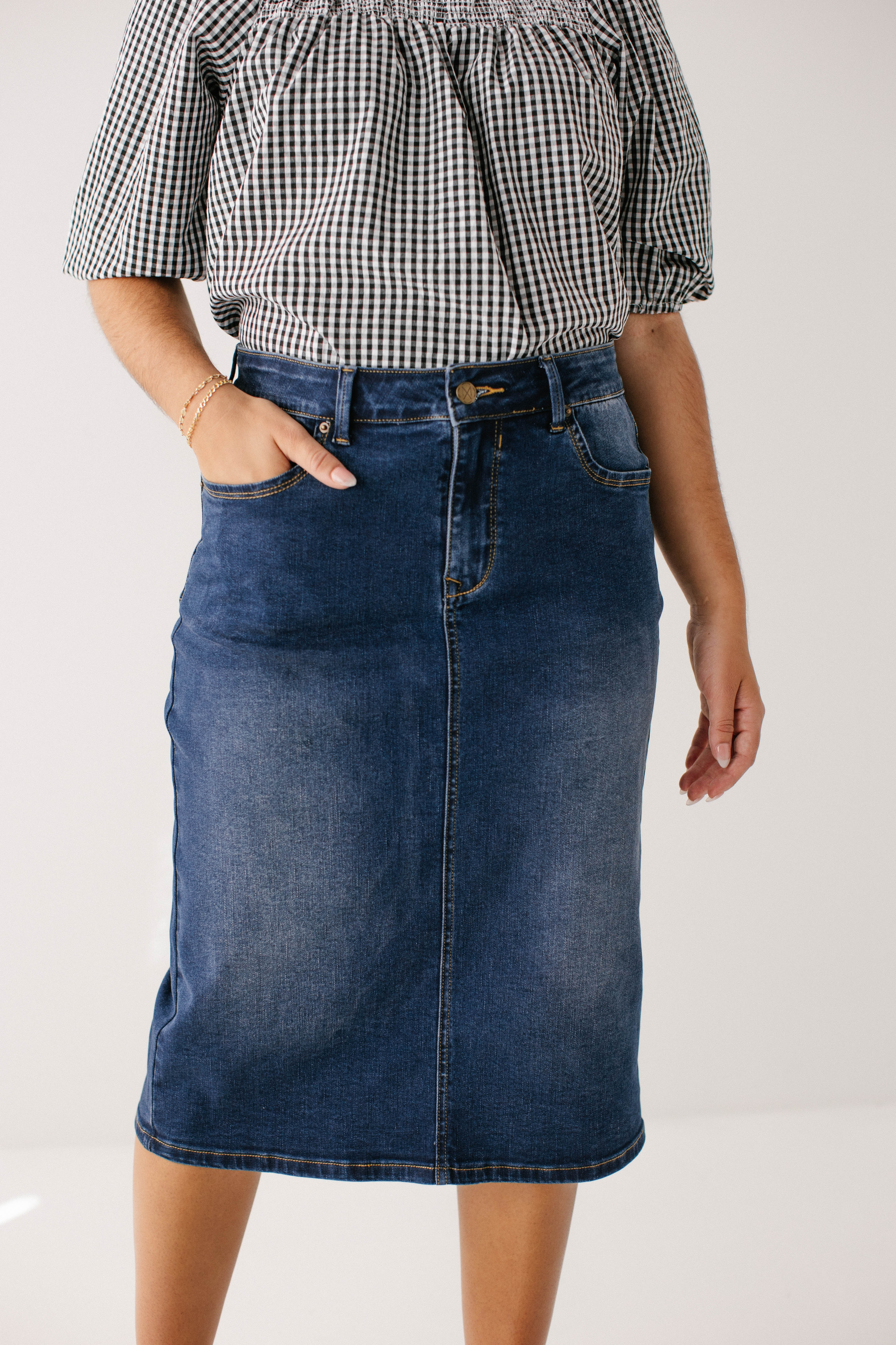 Wren Classic Denim Skirt - Image 12