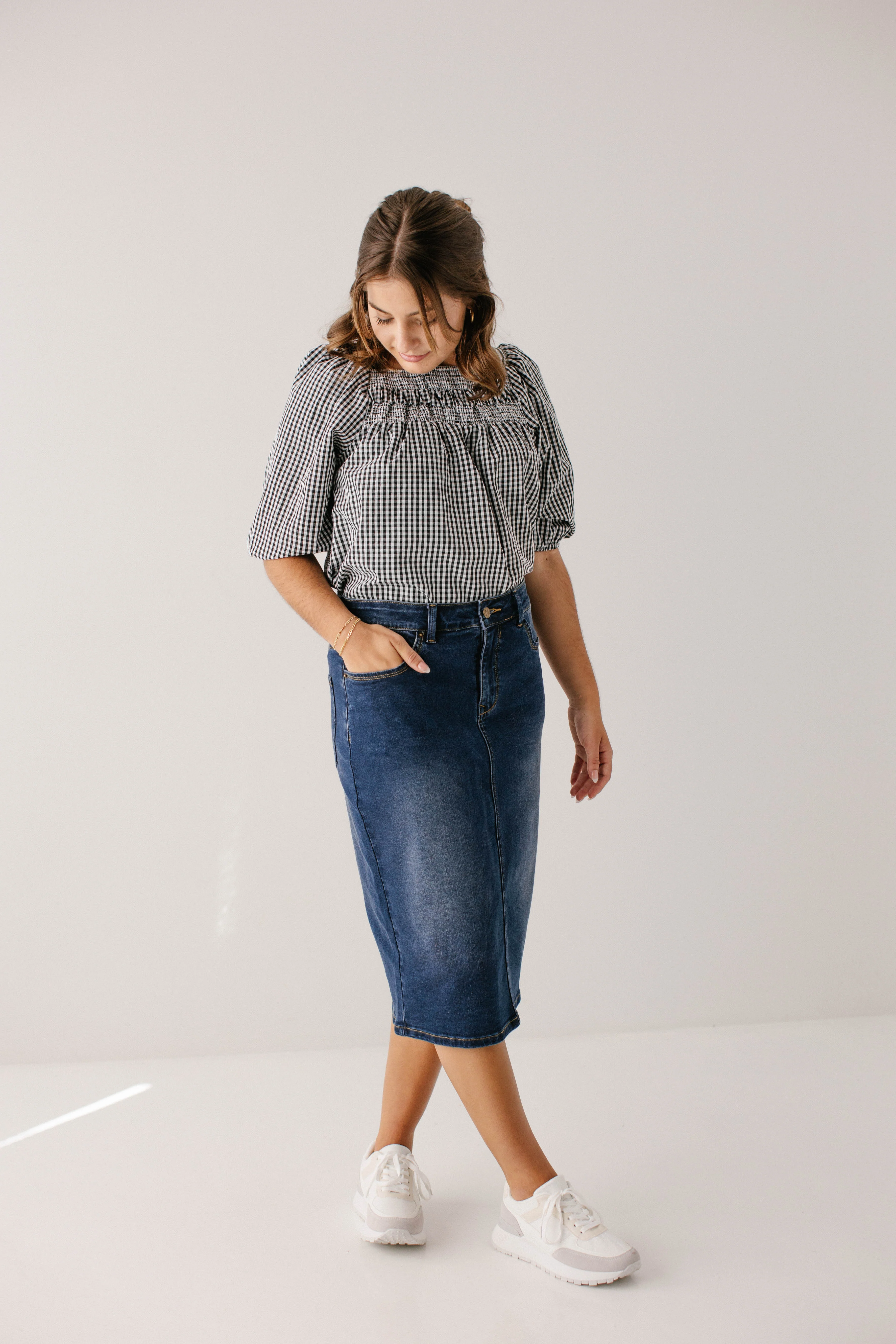 Wren Classic Denim Skirt - Image 13