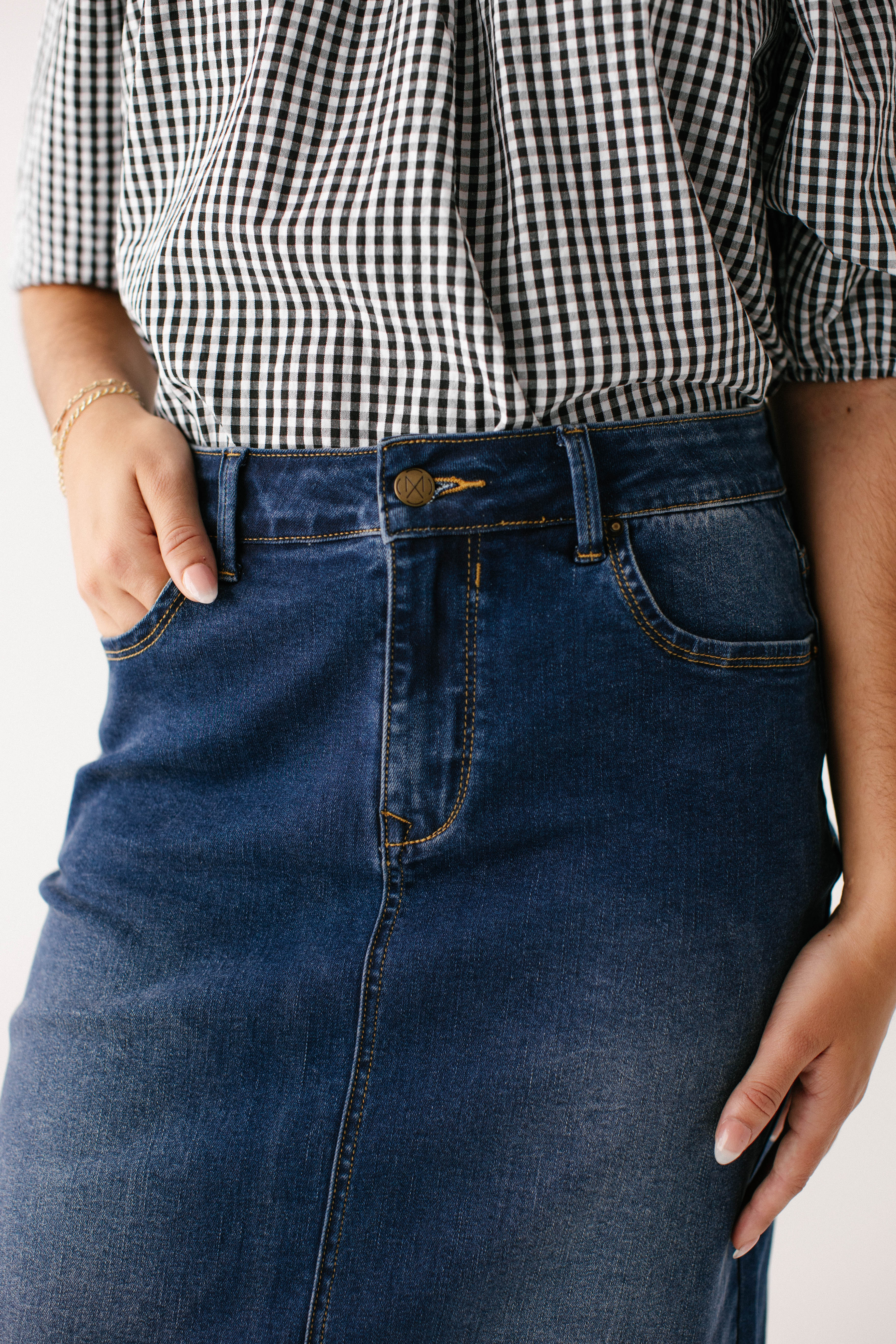 Wren Classic Denim Skirt - Image 16