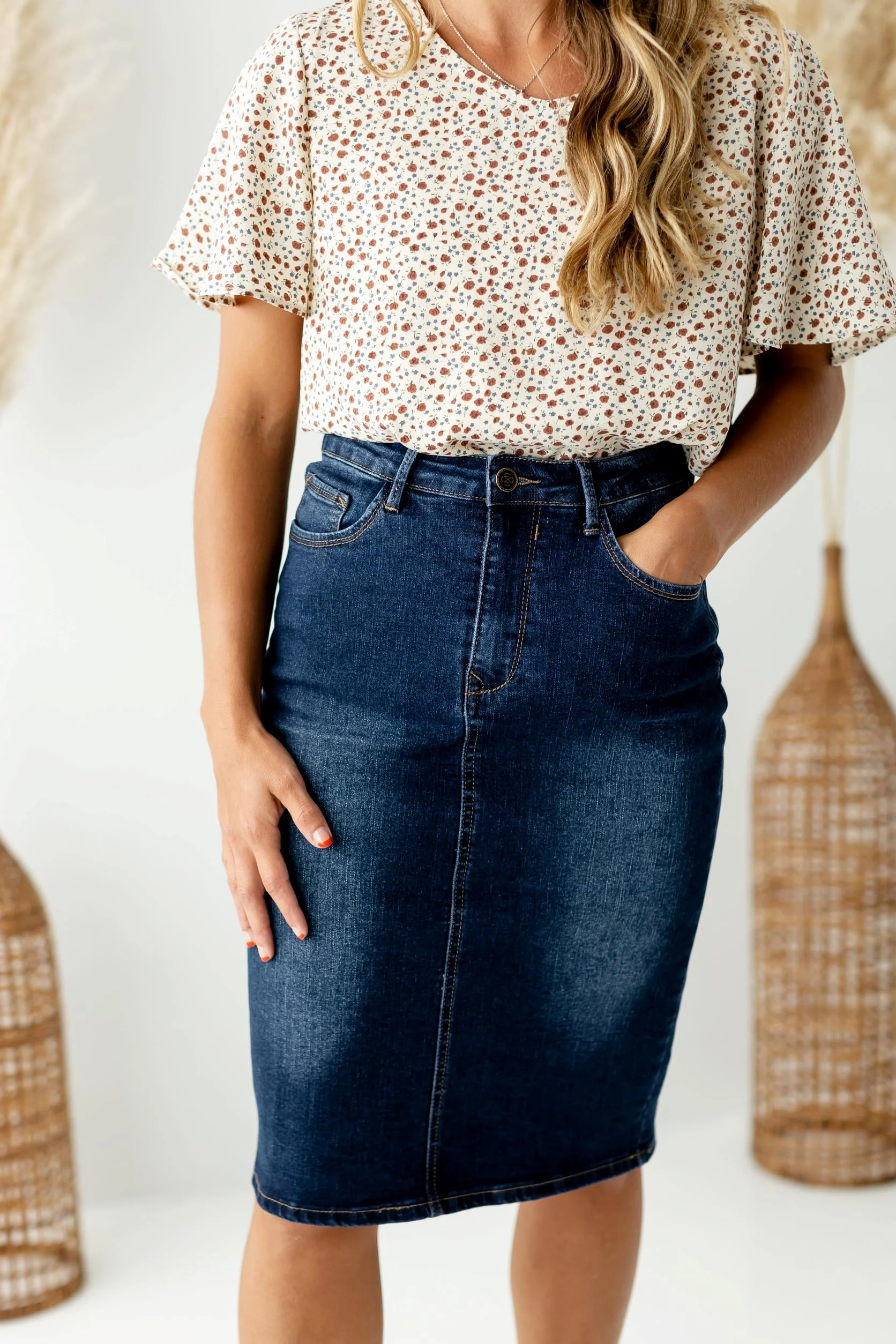 Wren Classic Denim Skirt - Image 20