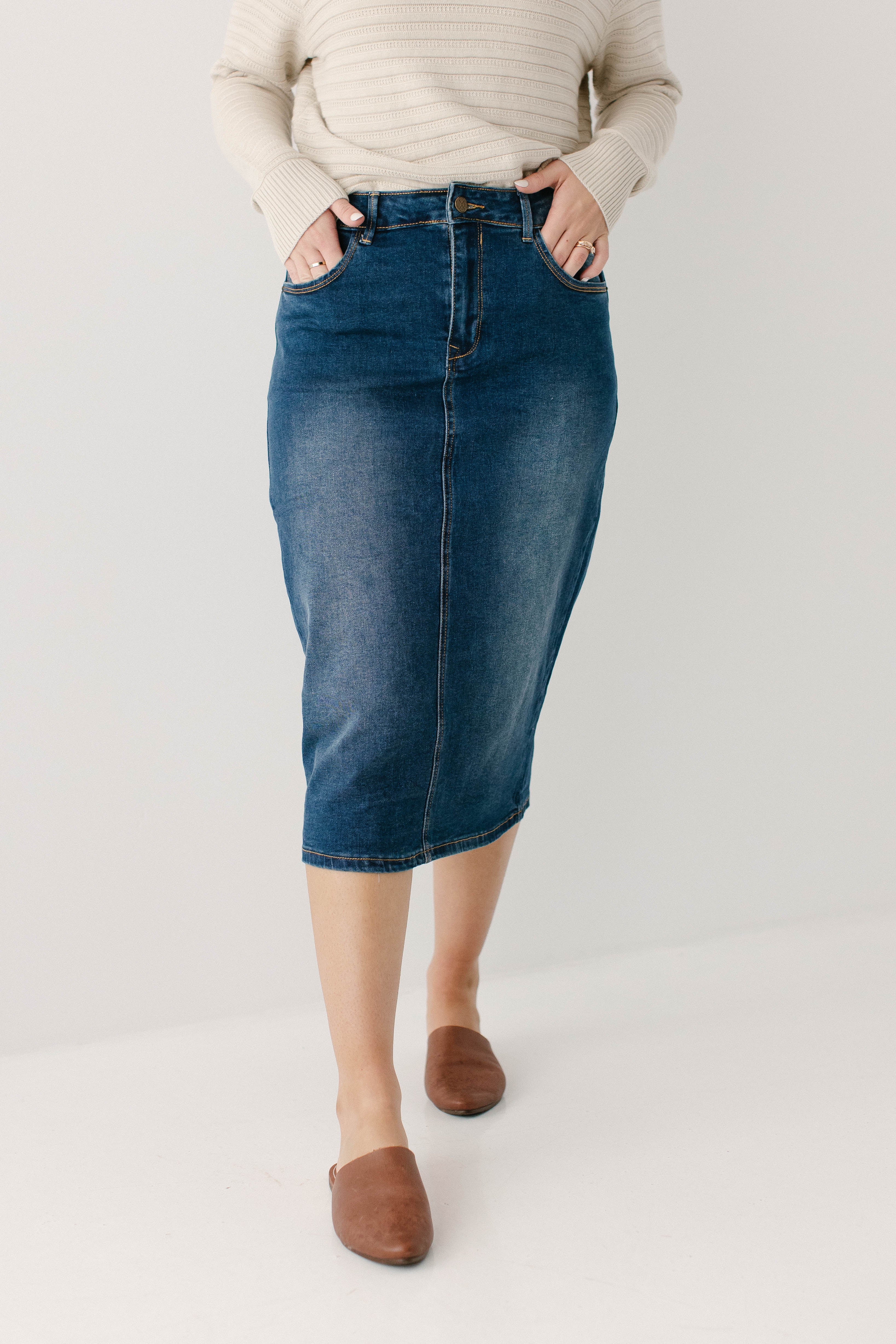 Wren Classic Denim Skirt - Image 22