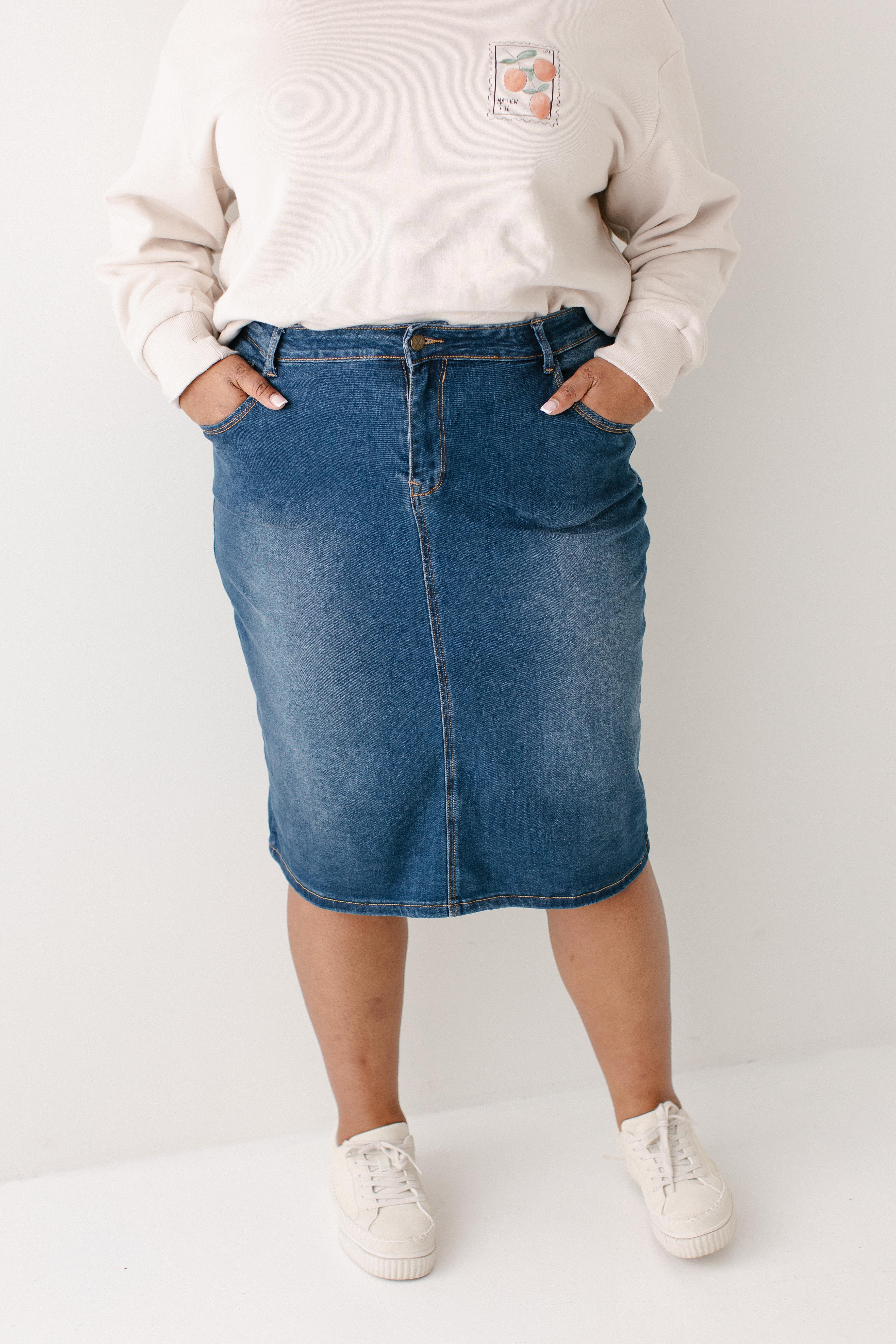 Wren Classic Denim Skirt - Image 4
