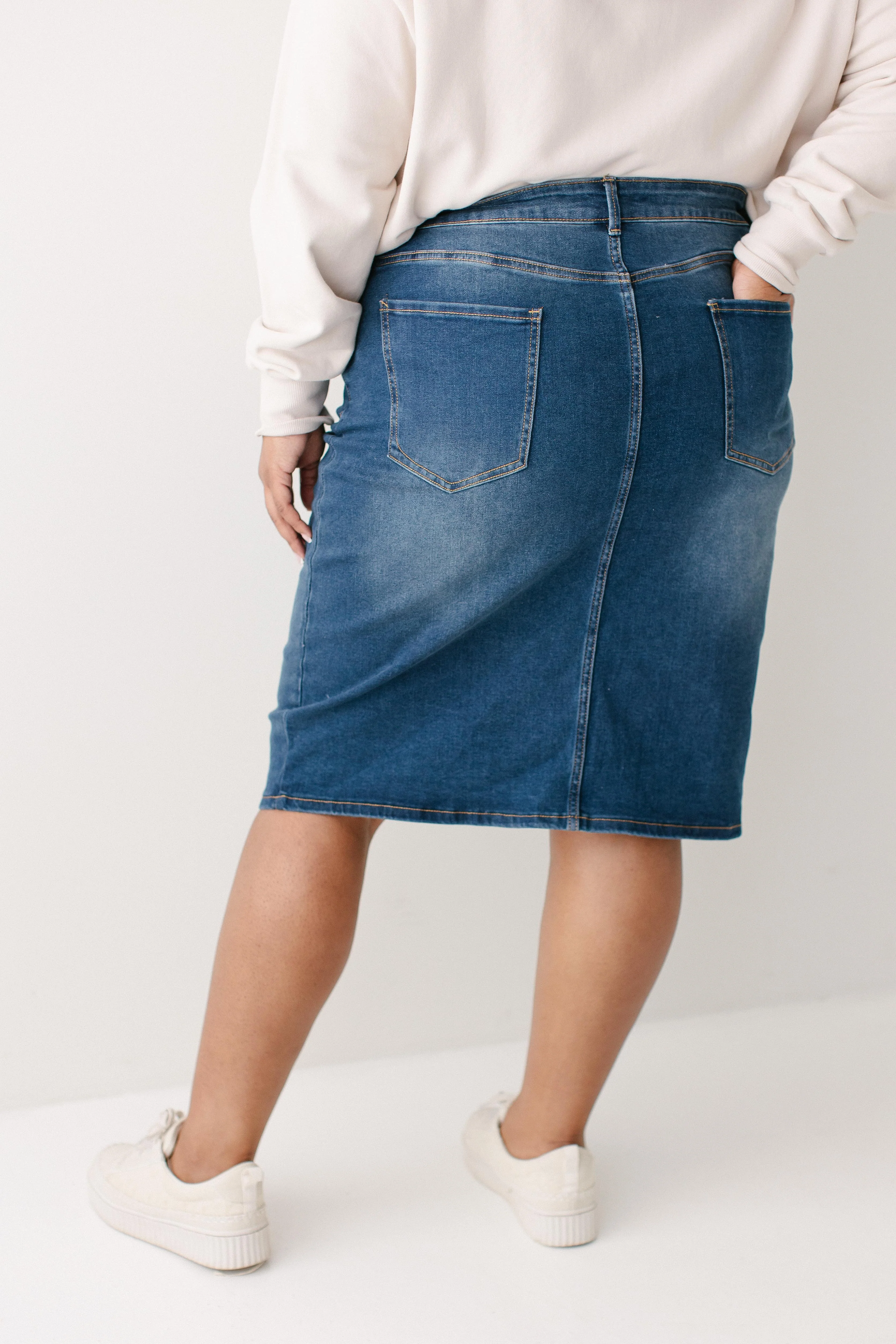 Wren Classic Denim Skirt - Image 6