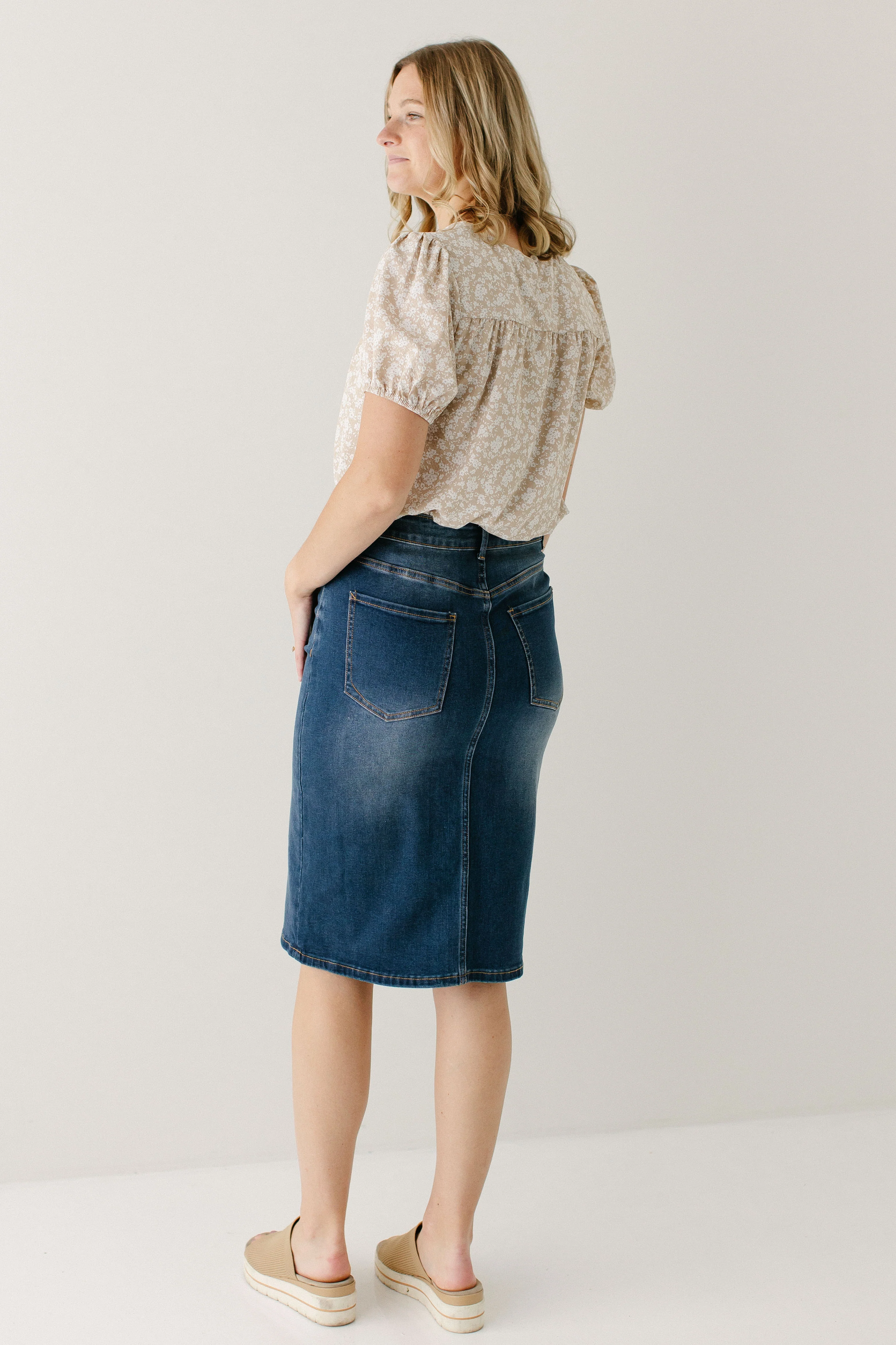 Wren Classic Denim Skirt - Image 9