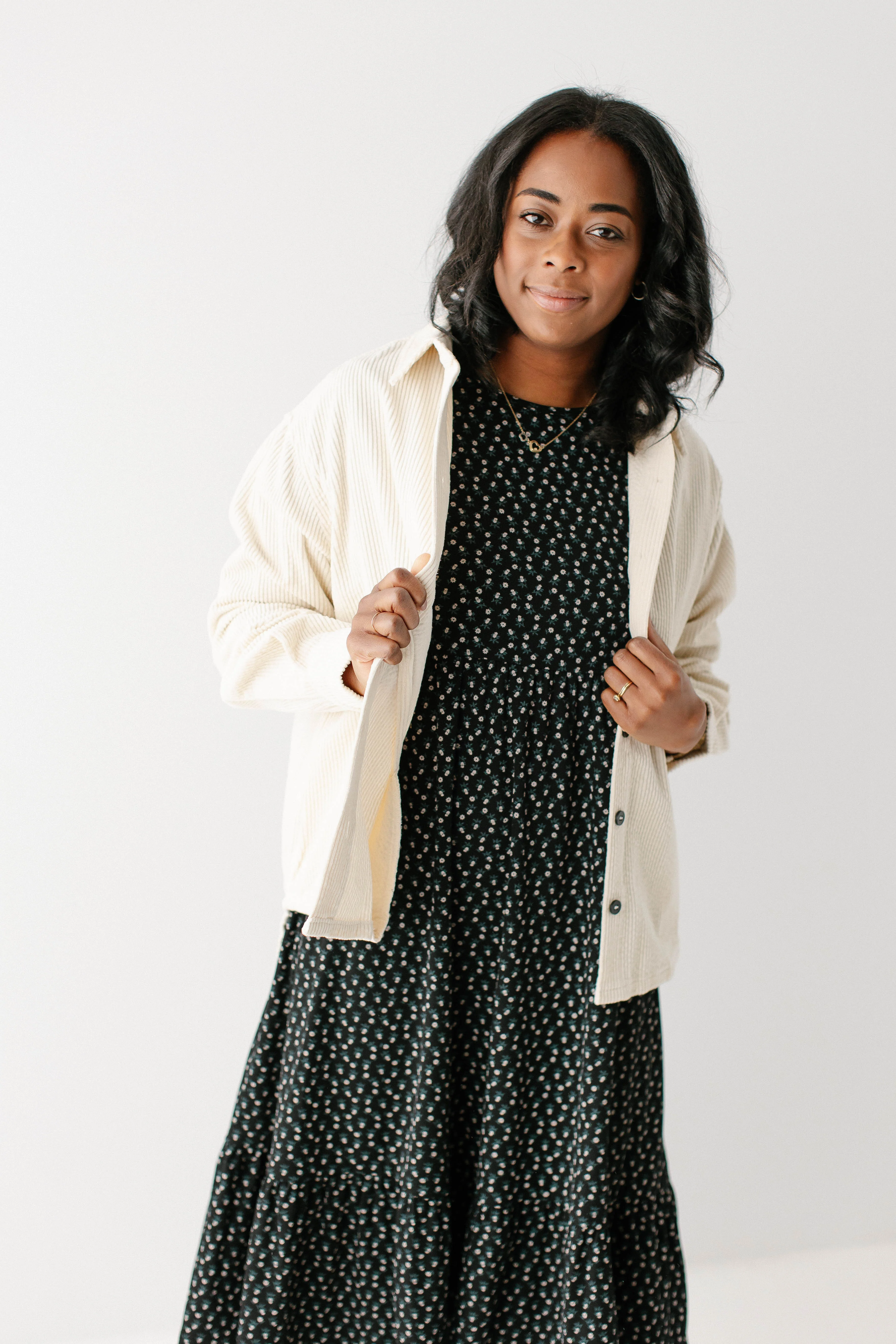'Wynter' Corduroy Button Down Shacket FINAL SALE - Image 5