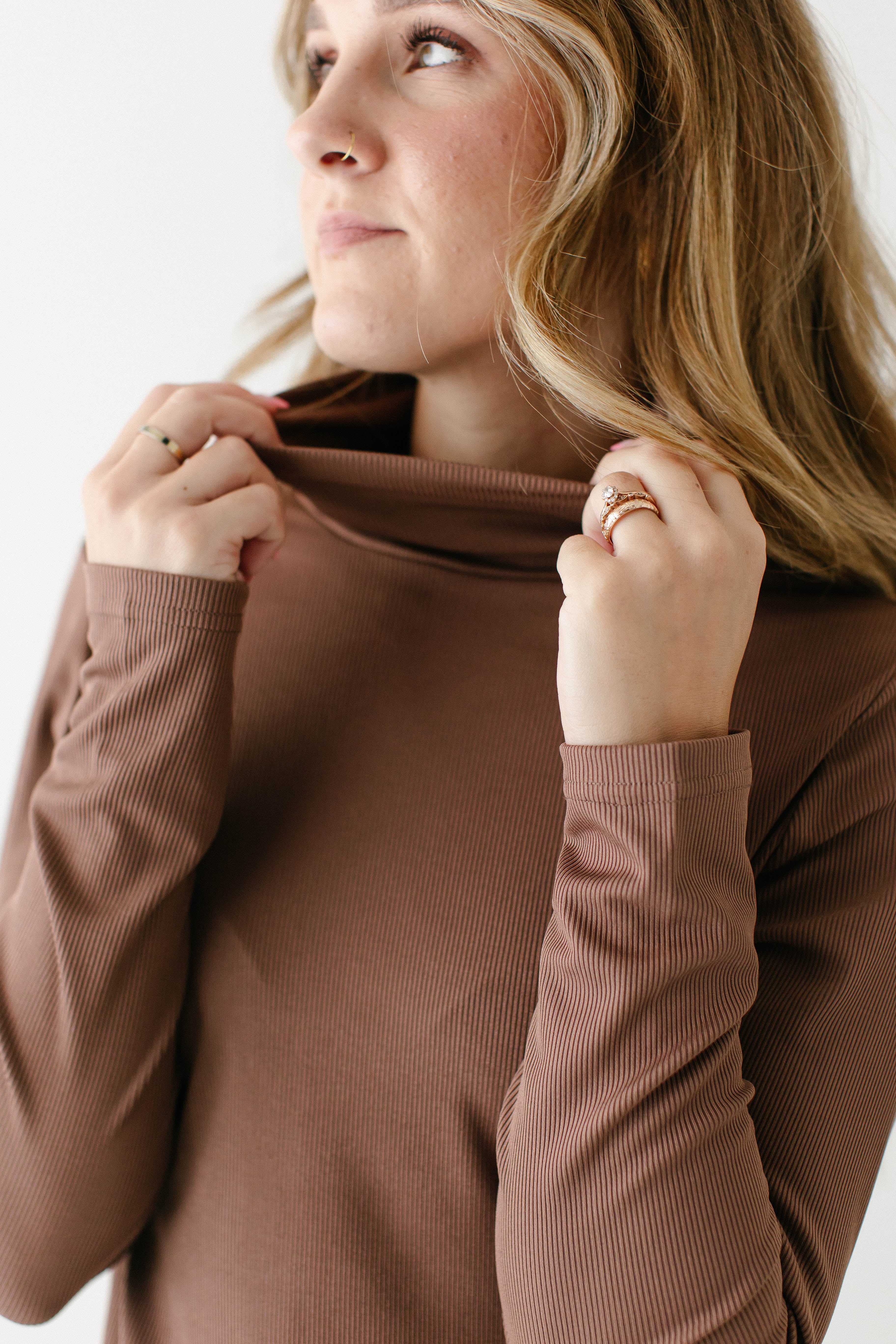 Zuri Ribbed Turtleneck FINAL SALE - Image 12