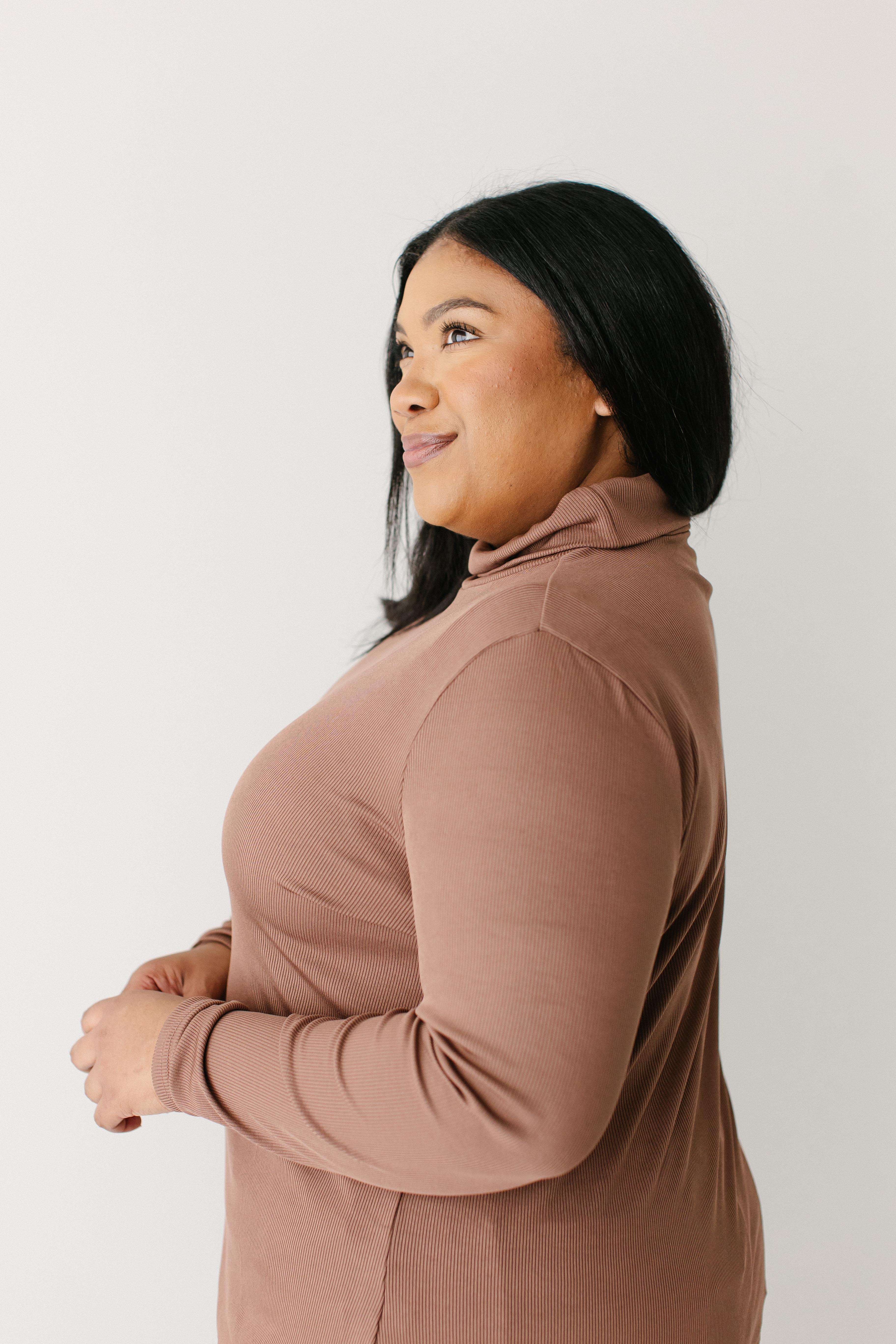 Zuri Ribbed Turtleneck FINAL SALE - Image 15