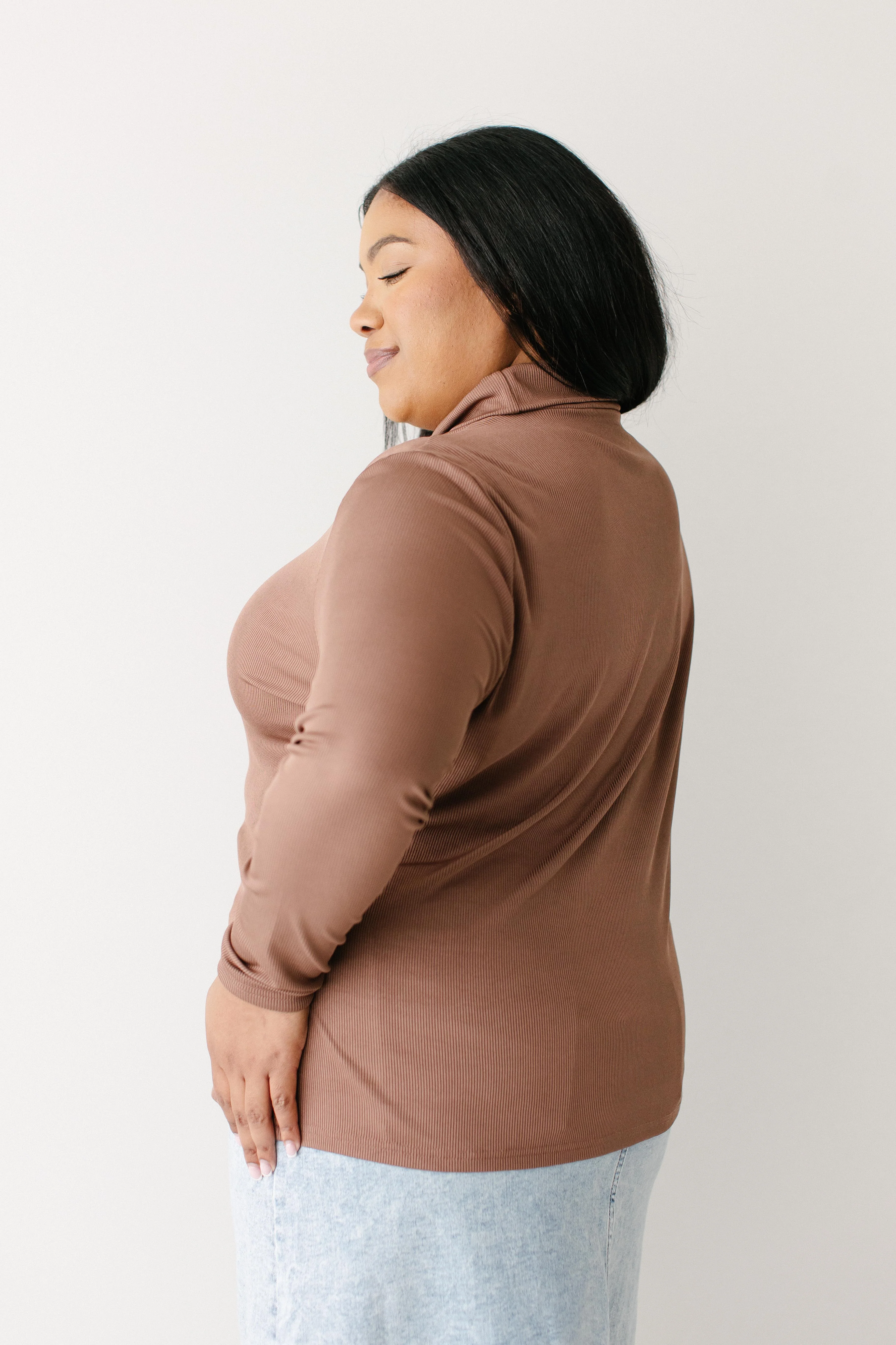 Zuri Ribbed Turtleneck FINAL SALE - Image 16