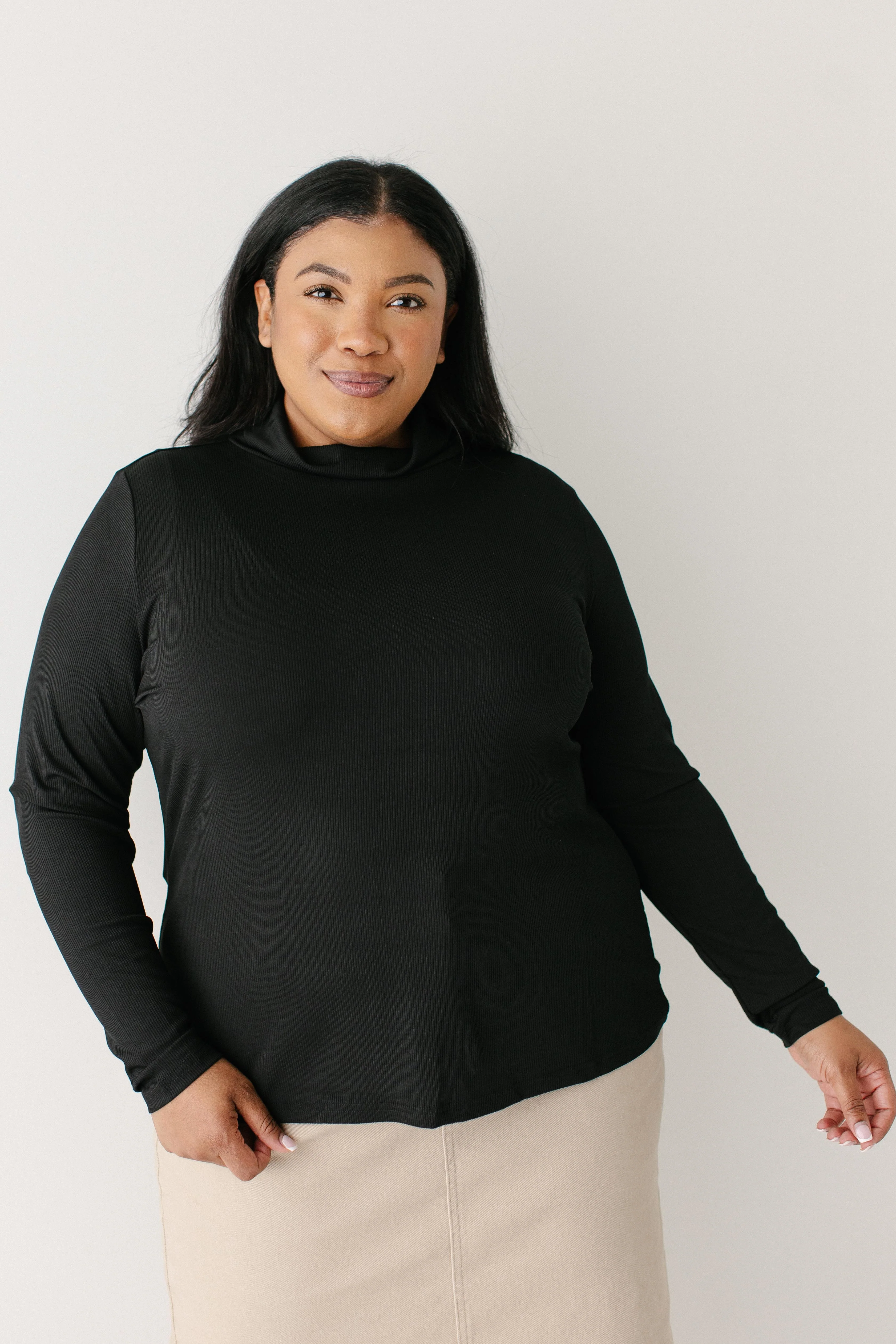 Zuri Ribbed Turtleneck FINAL SALE - Image 17
