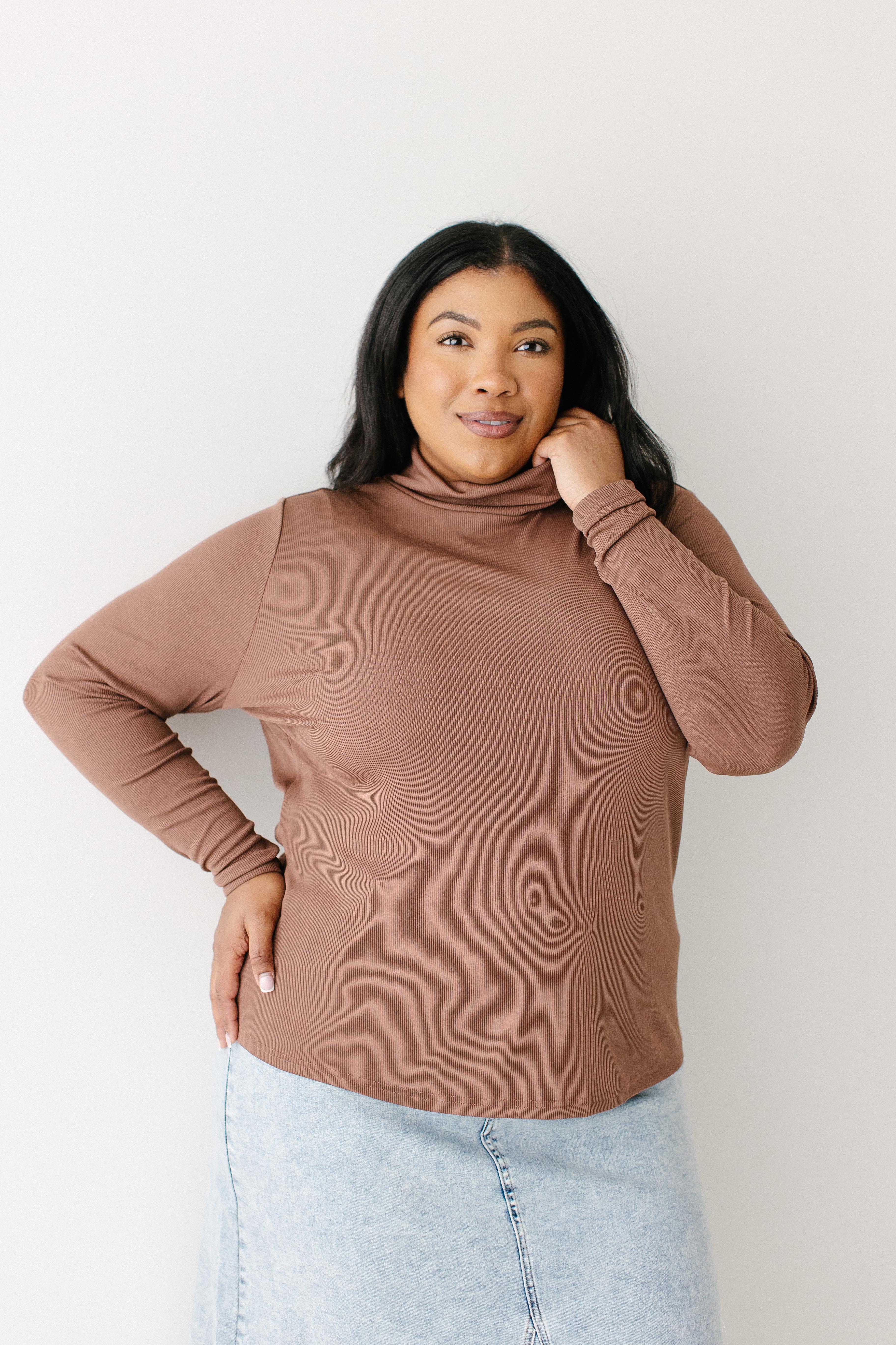 Zuri Ribbed Turtleneck FINAL SALE - Image 9